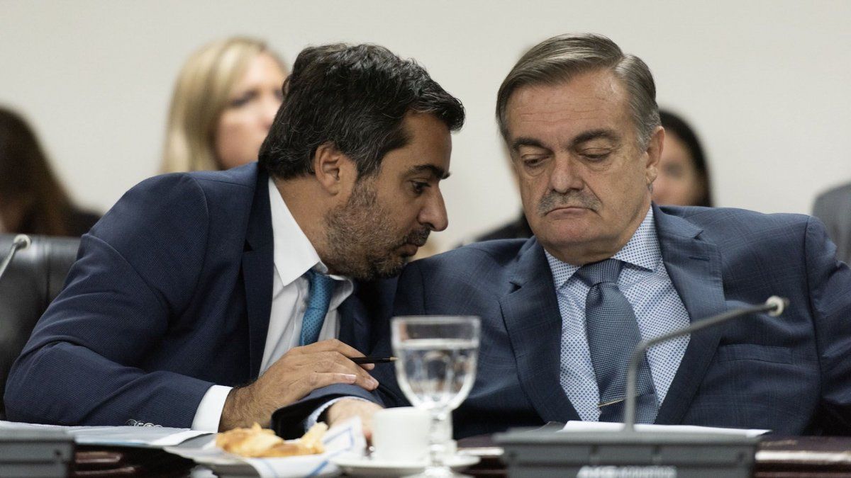 El Consejo de la Magistratura eligió como presidente Diego Molea (izquierda) y como vice a Alberto Lugones (derecha). 