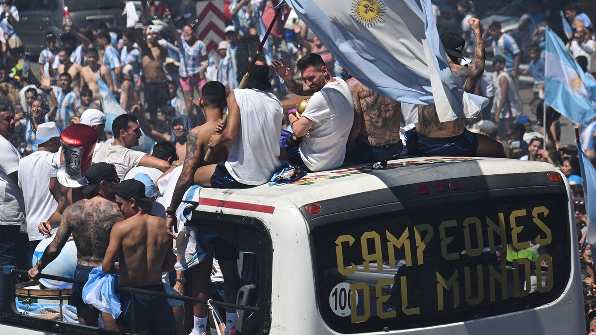 En los festejos de la Selección Argentina hubo más de 4 millones de personas.