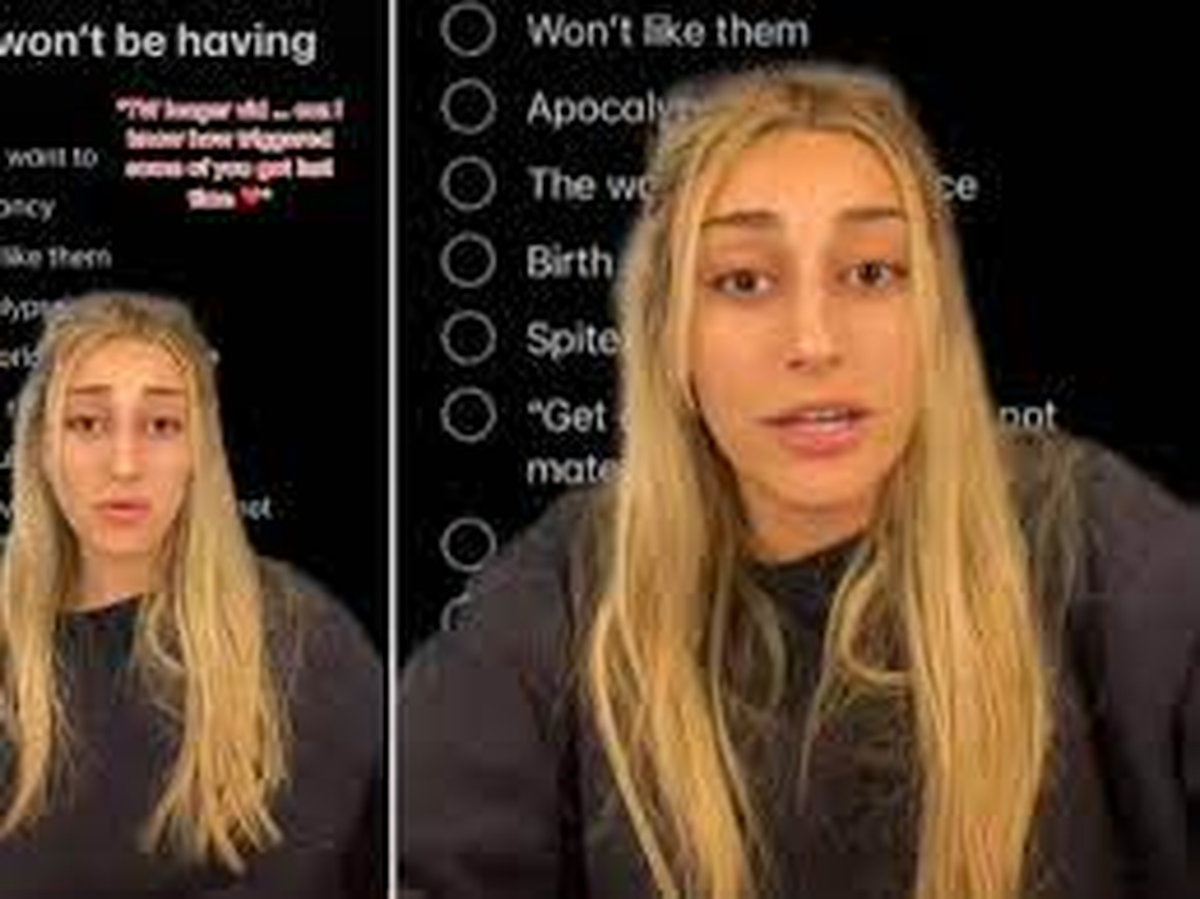 Una joven se hace viral explicando los motivos por los que no quiere tener hijos: ¿Y si es un macho alfa?