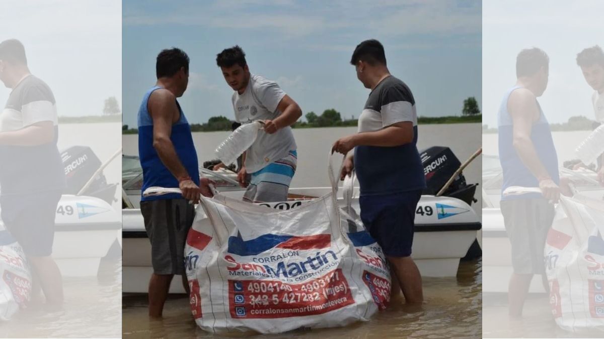 Foto de la primera campaña de recolección en Monte Vera.