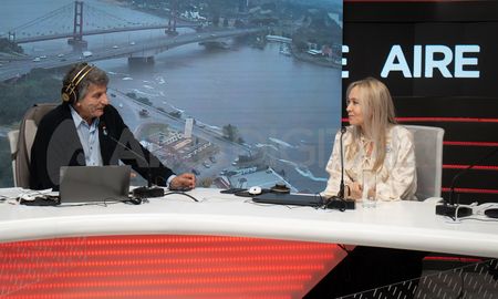 La fiscal general María Cecilia Vranicich junto a Luis Mino en Ahora Vengo La fiscal general María Cecilia Vranicich junto a Luis Mino en Ahora Vengo