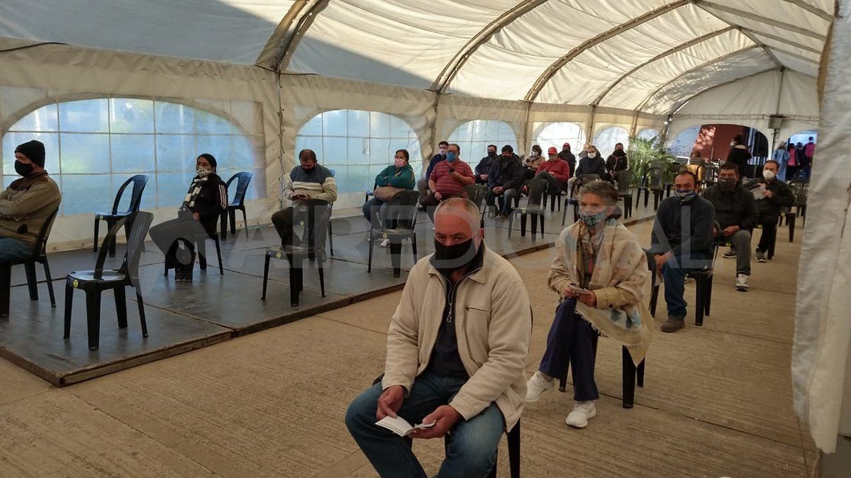 jornada de vacunación en La Esquina Encendida, ciudad de Santa Fe. 