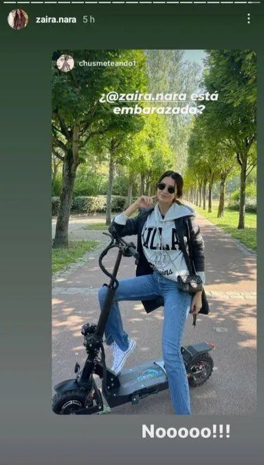La contundente respuesta de Zaira Nara los rumores de embarazo.