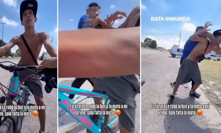 Pactó un encuentro con el ladrón que le robó la bicicleta, se agarraron a piñas y la recuperó. Pactó un encuentro con el ladrón que le robó la bicicleta, se agarraron a piñas y la recuperó.