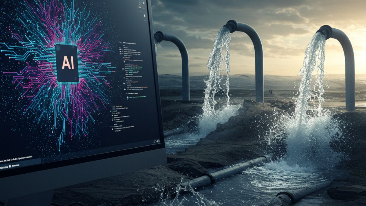 La verdad sobre la inteligencia artificial y el desperdicio de agua.