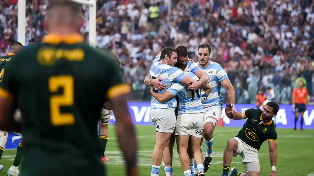 El match entre Los Pumas y Sudáfrica será a las 12 de este sábado, hora de Argentina. El match entre Los Pumas y Sudáfrica será a las 12 de este sábado, hora de Argentina.