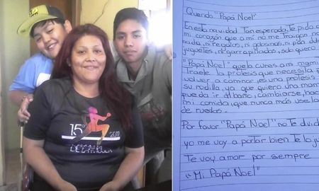 La carta para Papá Noel que te va a emocionar: “Quiero que cures a mi mamá”