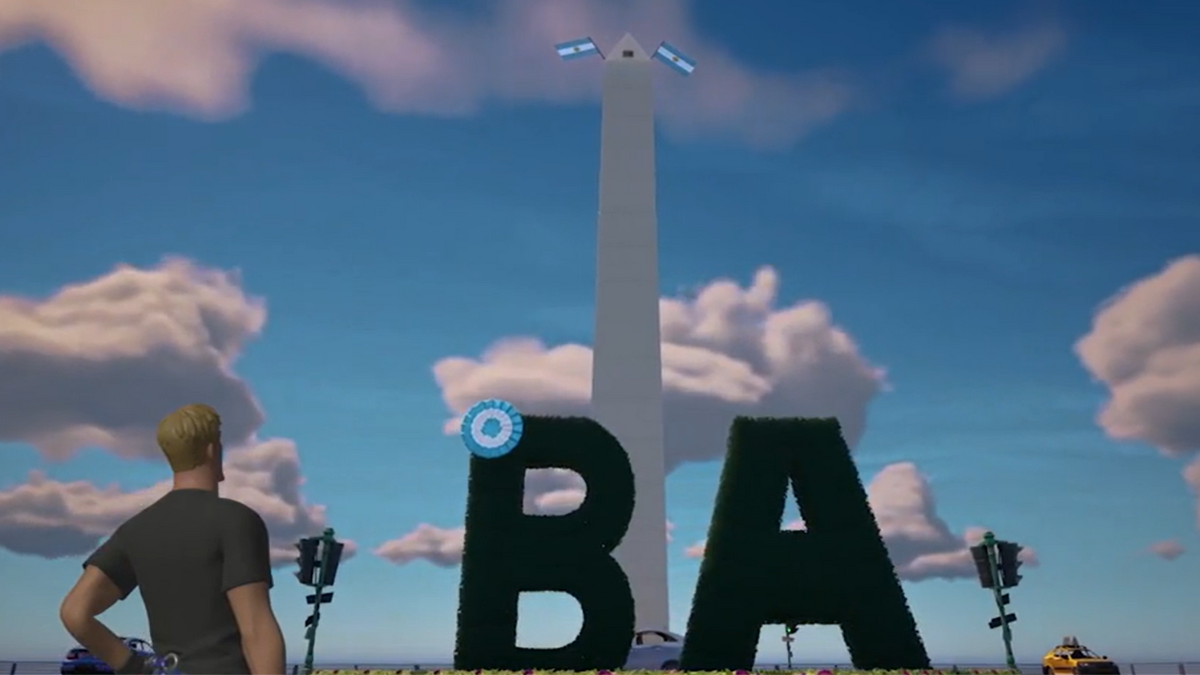 Distintos paisajes de Argentina estarán en Fortnite con fines turísticos.