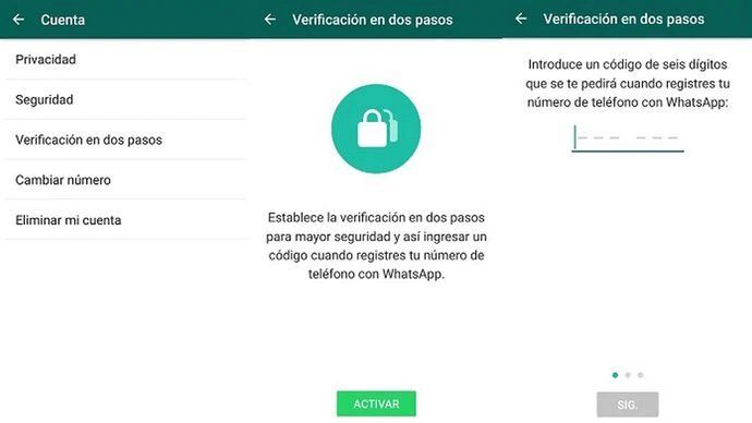 Simples pasos para proteger tu cuenta. 
