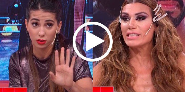 Explosivo cruce de Cinthia Fernández con Flor de la Ve