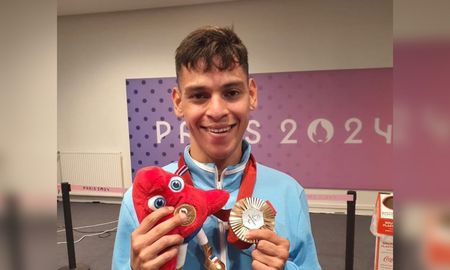 Alexis Chávez logró su segunda medalla en los Juegos Paralímpicos de París: este sábado logró la de plata. Alexis Chávez logró su segunda medalla en los Juegos Paralímpicos de París: este sábado logró la de plata.