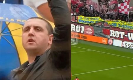 Qué hinchada homenajeó a Andrés Pillín Bracamonte colgando una bandera de Los Guerreros durante un partido Qué hinchada homenajeó a Andrés Pillín Bracamonte colgando una bandera de Los Guerreros durante un partido
