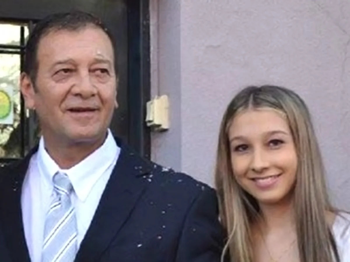 Marcelo Mariano Galarza junto a Nahir.