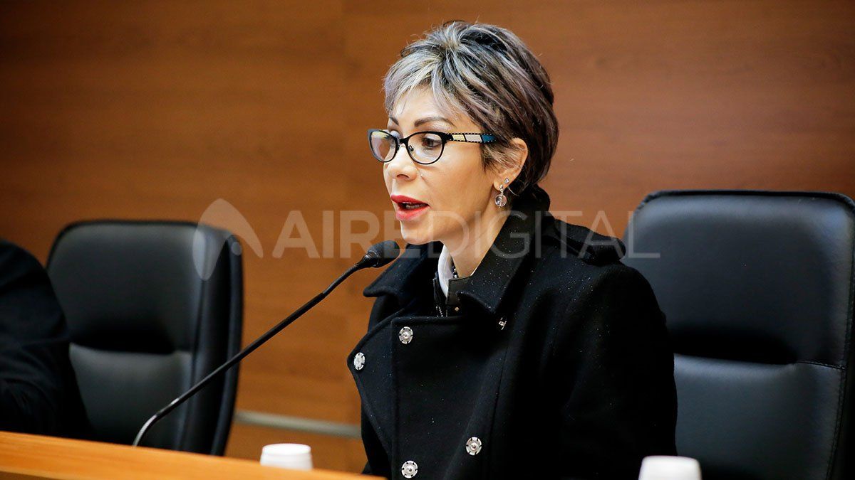 La jueza Susana Luna presidi&oacute; el tribunal junto a Rodolfo Mingarini y Rosana Carrara