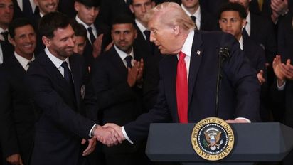 La visita de Lionel Messi a Donald Trump generó debate y un relator de la MLS analizó el trasfondo político del encuentro
