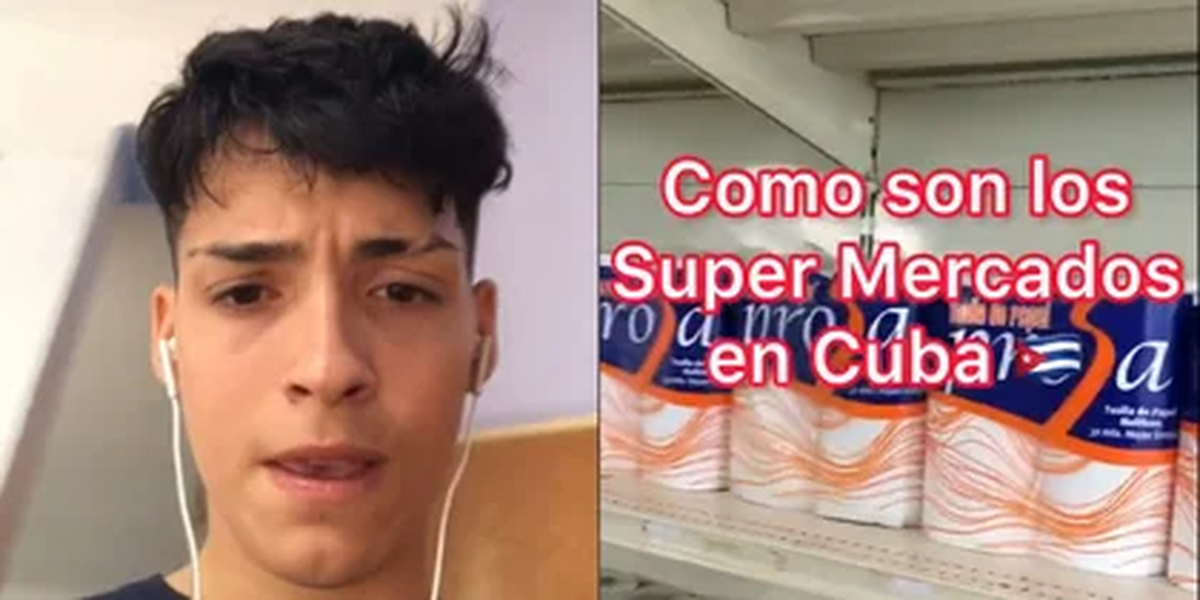 Quiso mostrar cómo son los supermercados en Cuba y se volvió viral: Detenidos en el tiempo