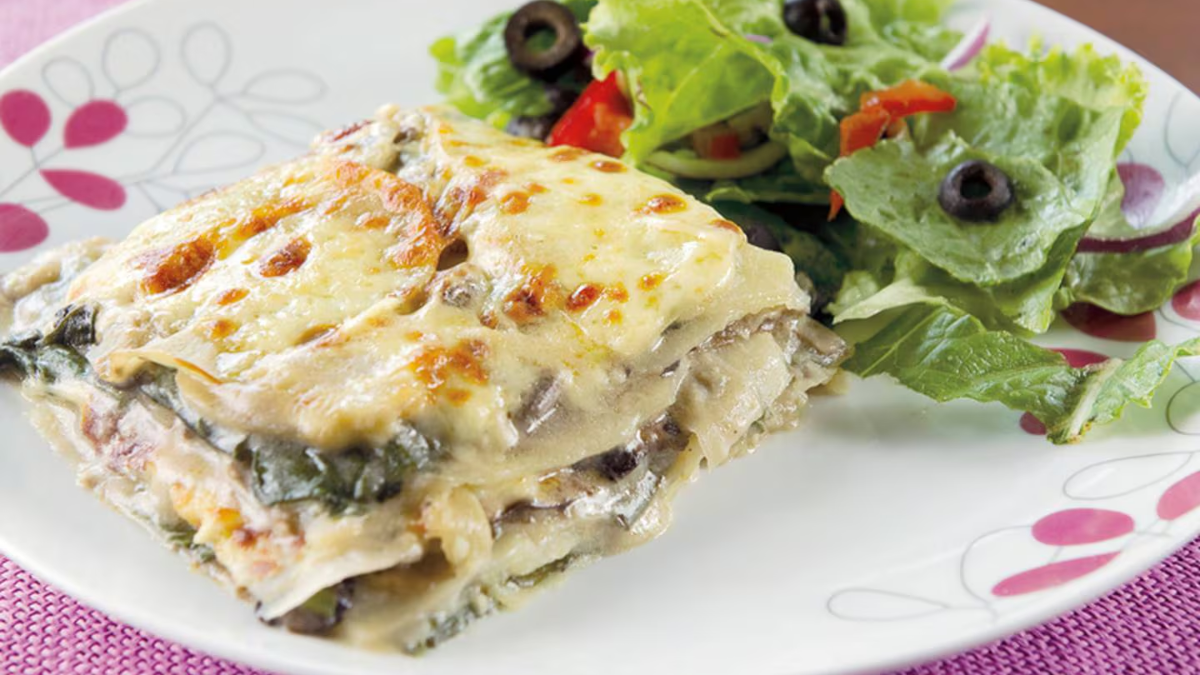 La receta más sencilla para hacer milhojas de papas y espinacas