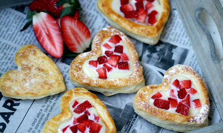 Para celebrar San Valentín: la receta fácil y económica para hacer bocaditos rellenos Para celebrar San Valentín: la receta fácil y económica para hacer bocaditos rellenos