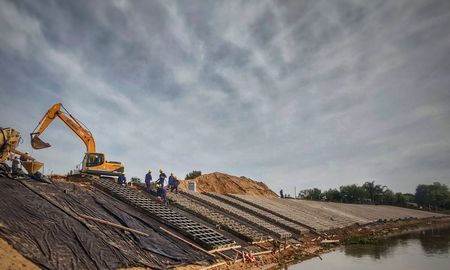 La provincia confirmó que se va a continuar con la obra del Terraplén Garello. La provincia confirmó que se va a continuar con la obra del Terraplén Garello.