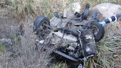 Tragedia en las Altas Cumbres: murió un hombre tras despistarse y volcar en un barranco