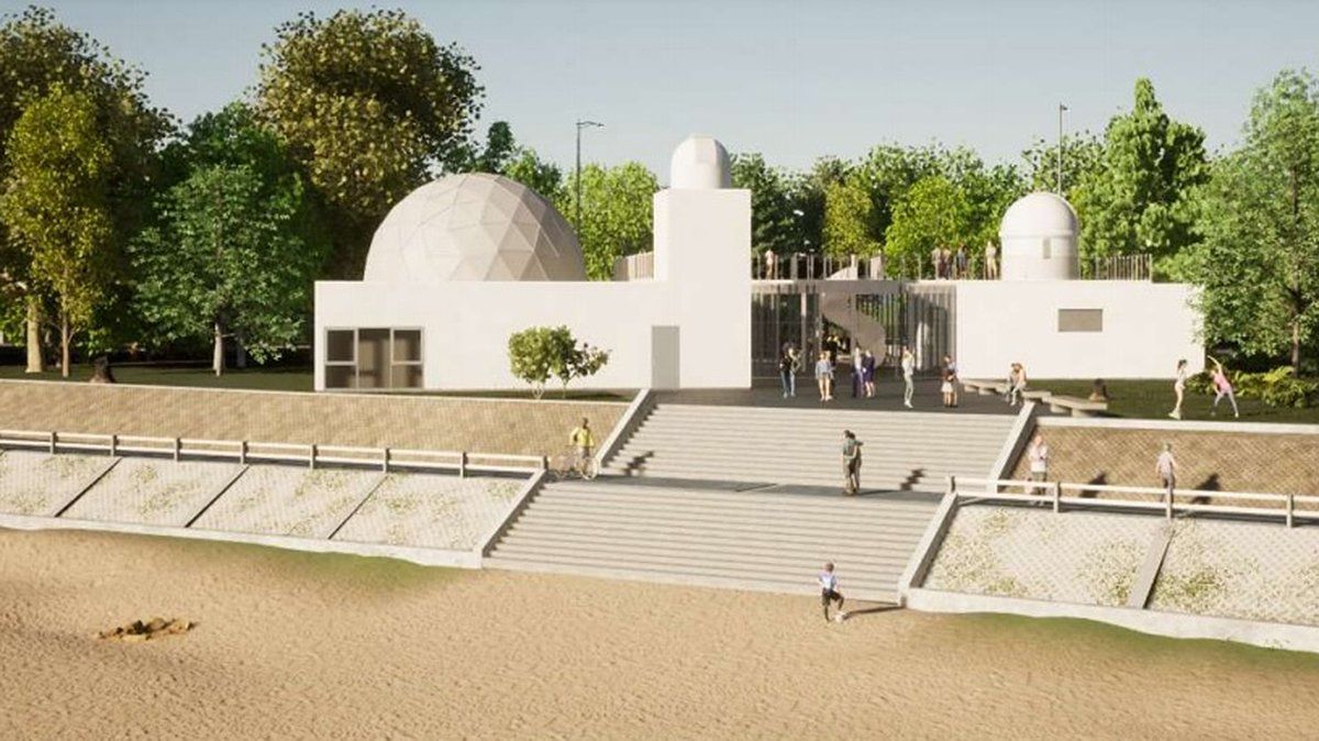 El planetario será un nuevo atractivo turístico para la ciudad de Santa Fe.