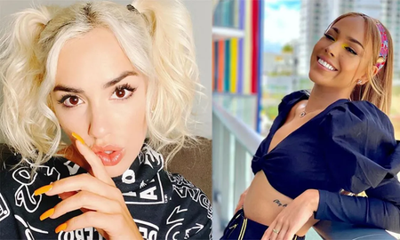 Lali Espósito y Danna Paola Lali Espósito y Danna Paola