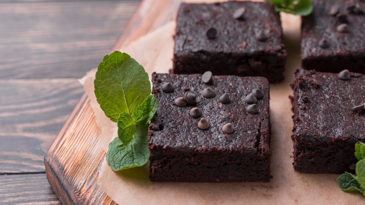 Los brownies de batata y cacao son opción rica