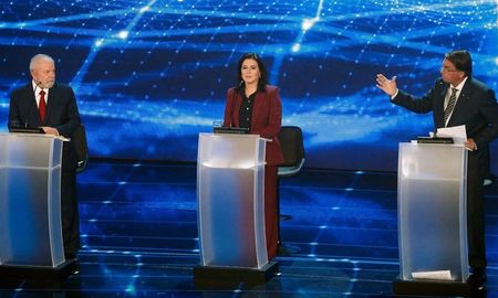 El mejor desempeño en el debate fue de Tebet, que recibió el 43% de apoyo. El mejor desempeño en el debate fue de Tebet, que recibió el 43% de apoyo.