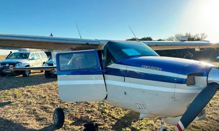 La avioneta hallada en la zona rural de Villa Eloísa. La avioneta hallada en la zona rural de Villa Eloísa.