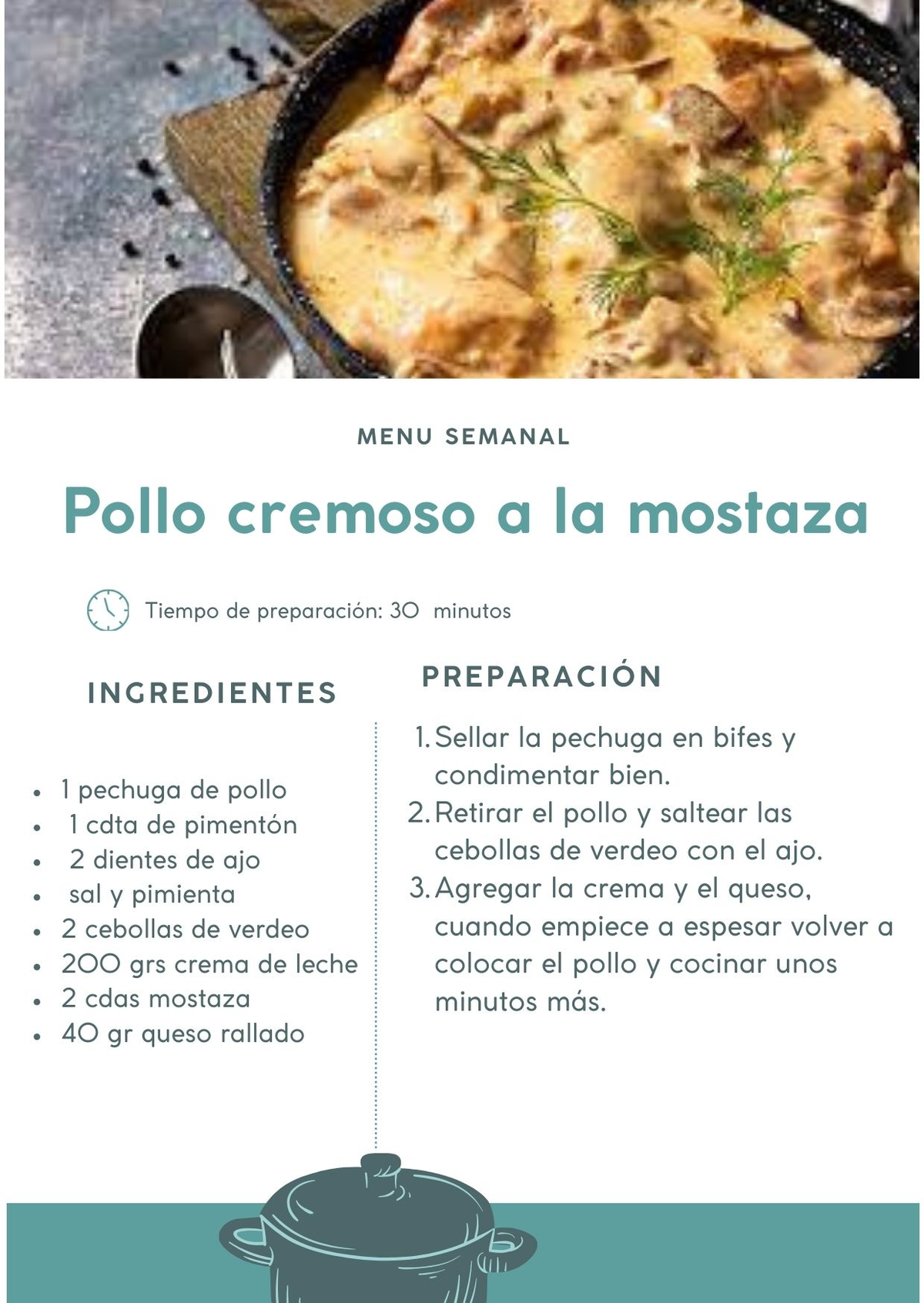 El pollo cremoso a la mostaza es una excelente opción para hacer en casa y disfrutar en una cena especial. El pollo cremoso a la mostaza es una excelente opción para hacer en casa y disfrutar en una cena especial.