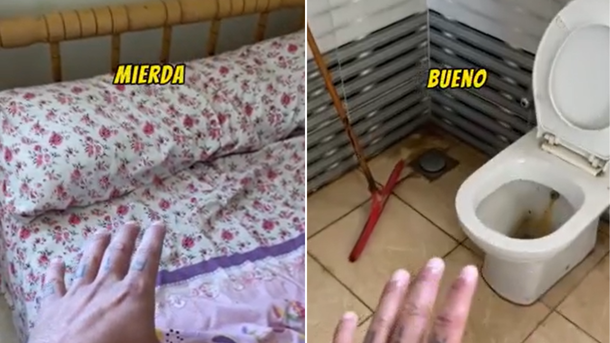 Un joven pasó la noche en el hotel más barato de Egipto y lo compartió en TikTok. Un joven pasó la noche en el hotel más barato de Egipto y lo compartió en TikTok.