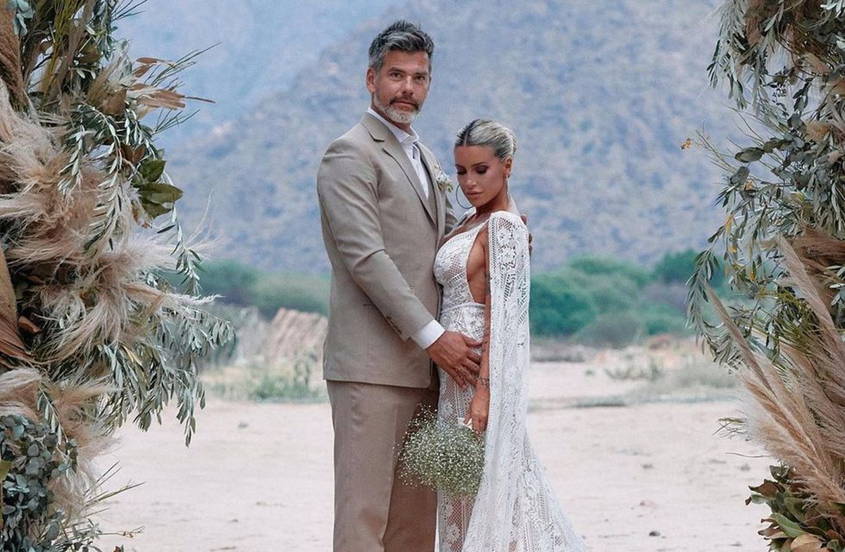 Flor Peña y Ramiro Ponce de León, formalizaron su casamiento por segunda vez.