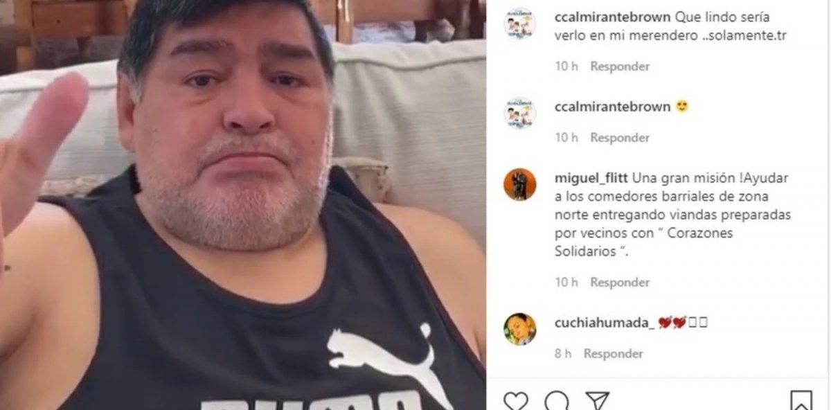 El pedido emotivo de Diego Maradona para los más necesitados