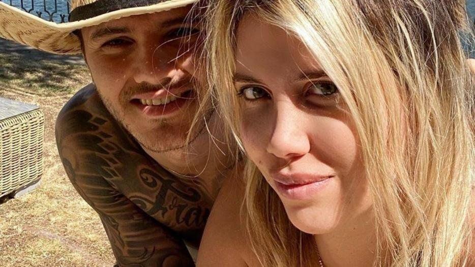 Wanda Nara y Mauro Icardi.