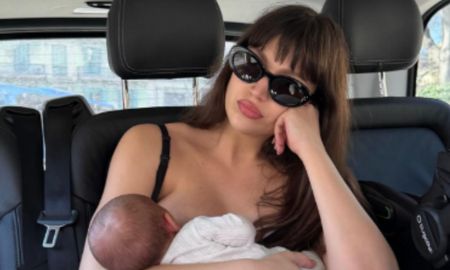 Úrsula Corberó compartió imágenes inéditas de Dante, su hijo con el Chino Darín, a dos meses del parto.