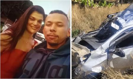 Los cuerpos fueron encontrados sin ropa y fuera del vehículo tras una caída de casi 400 metros. Los cuerpos fueron encontrados sin ropa y fuera del vehículo tras una caída de casi 400 metros.