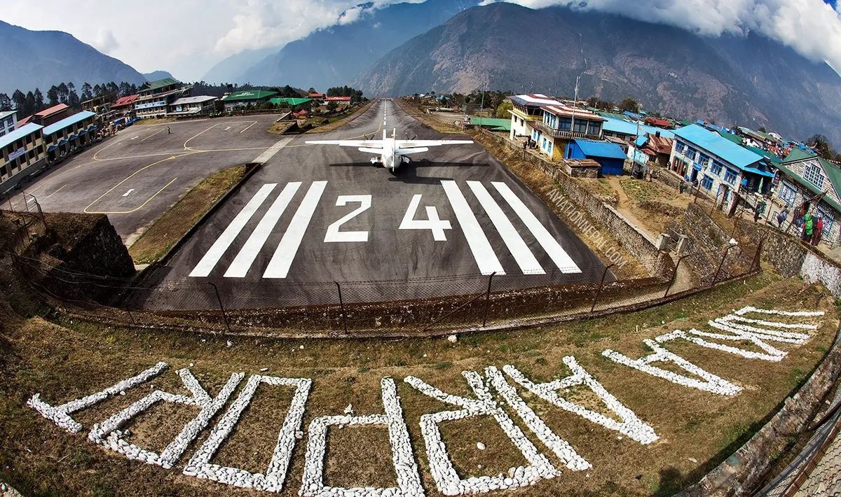 Las condiciones para operar en Lukla son tan difíciles que