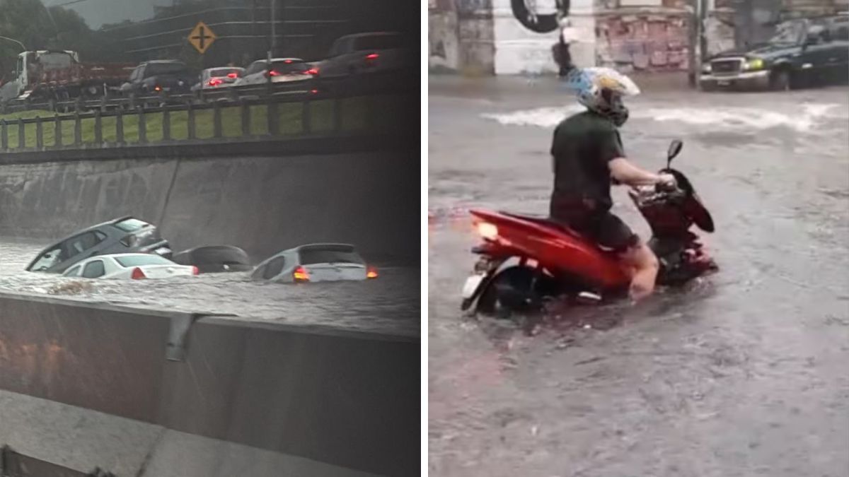 Fuertes lluvias generaron inundaciones y provocaron un caos en Buenos Aires durante la tarde de este martes 23 de diciembre.