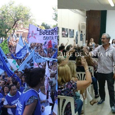 Docentes públicos y privados paran el 5 y 6 de abril