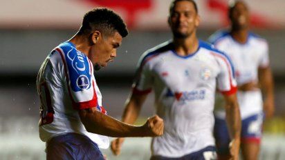 Copa Sudamericana: Bahía de Brasil, de Germán Conti, goleó a Guabirá de Bolivia y es líder del Grupo B