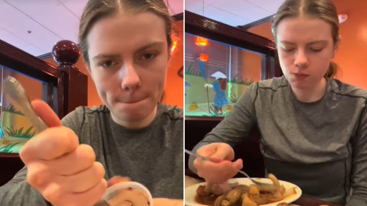 TikTok: la echaron de un tenedor libre por comer mucho