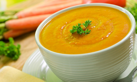 Para combatir el frío: sopa de zanahoria y jengibre Para combatir el frío: sopa de zanahoria y jengibre