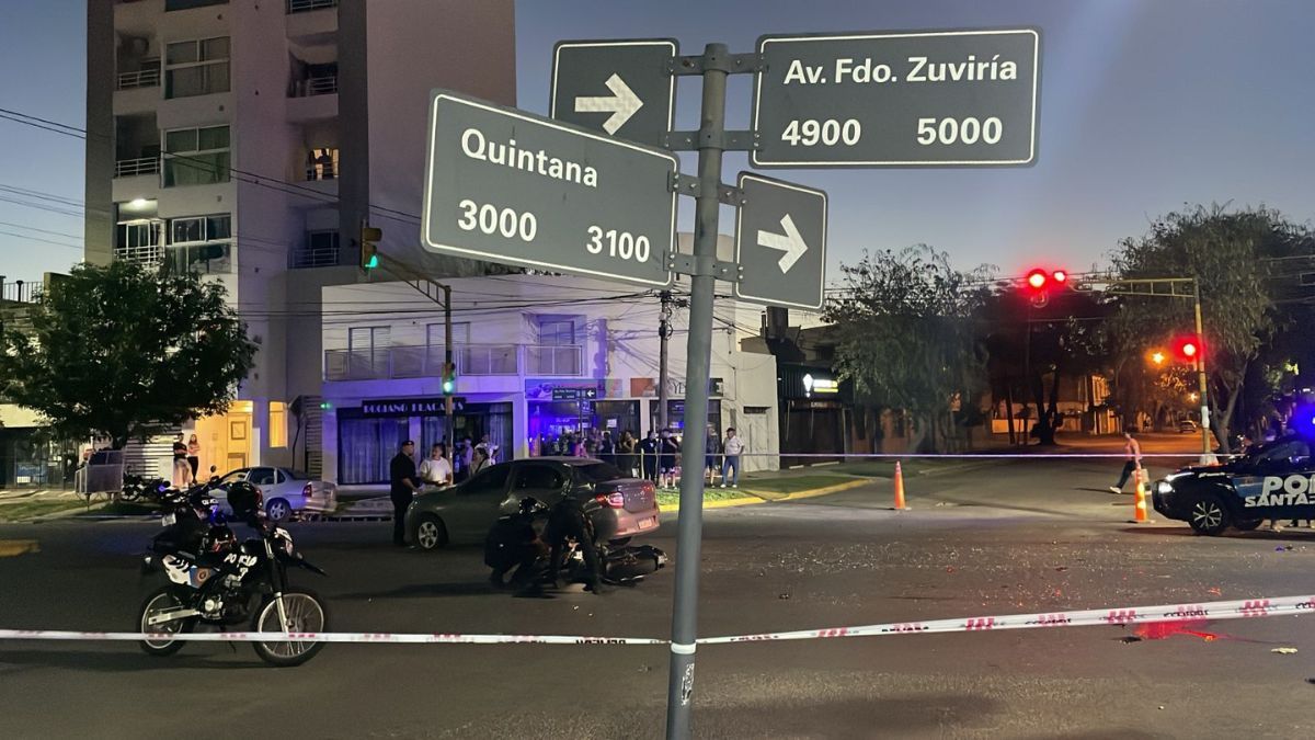 Murió un motociclista tras un grave accidente en Avenida Facundo Zuviría