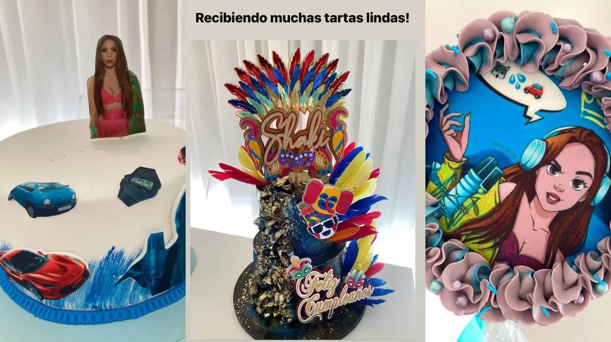Shakira recibió varios regalos por su cumpleaños.