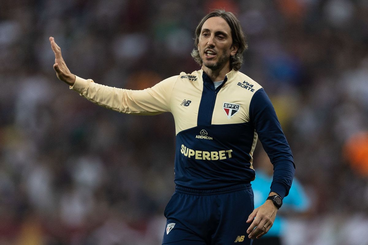 Luis Zubeld&iacute;a, entrenador de San Pablo.