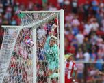el impresionante gol olimpico de matias garcia, de belgrano, ante union de santa fe