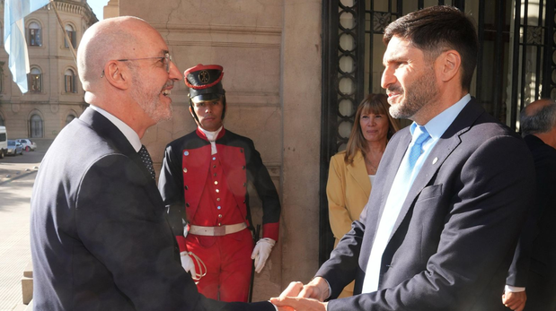 El embajador de Italia en Argentina, Fabrizio Nicoletti, estuvo en Santa Fe.