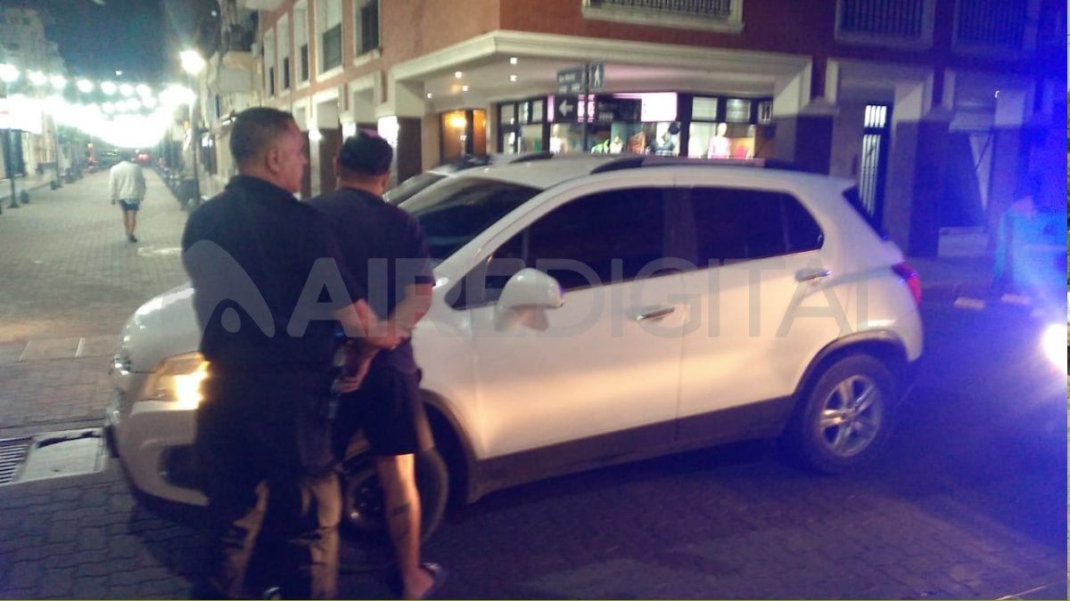 El conductor de la camioneta fue detenido primero que sus cómplices