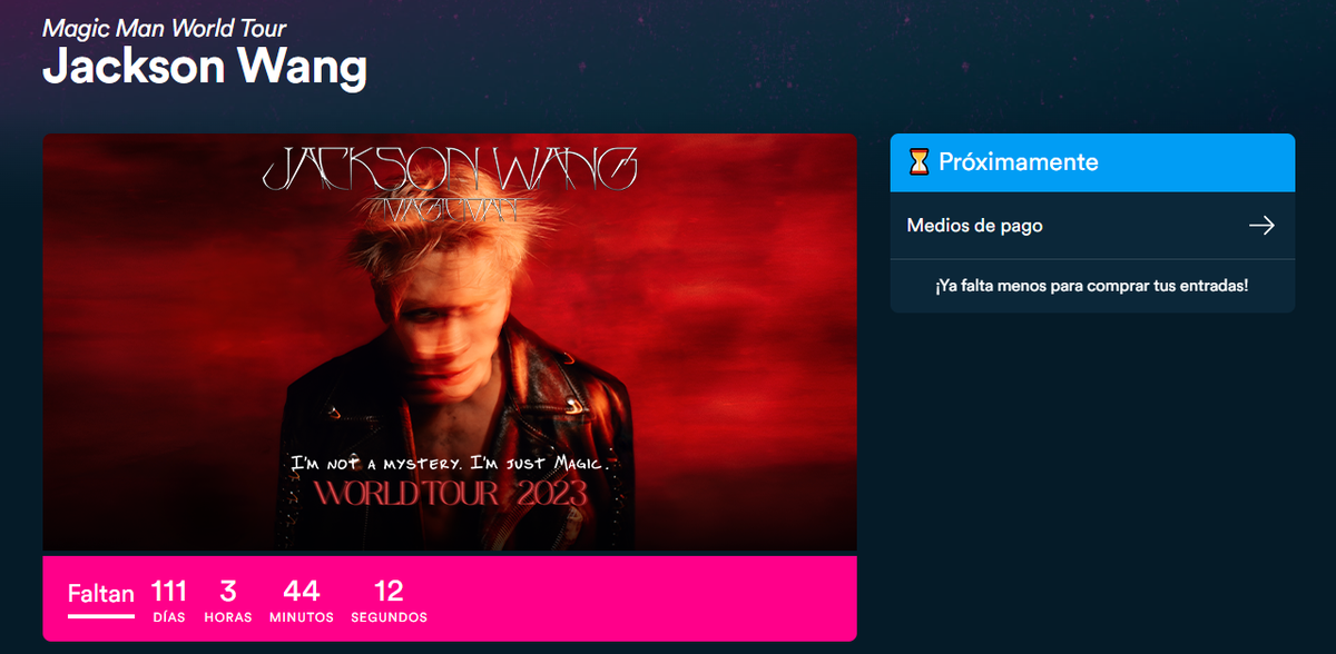 Jackson Wang en Argentina 2023 cuánto salen las entradas y cómo comprarlas