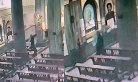Así fue el robo de la imagen de la Virgen de la Luján en la Basílica Santa Rosa de Lima. Así fue el robo de la imagen de la Virgen de la Luján en la Basílica Santa Rosa de Lima.